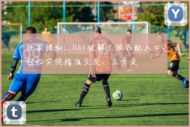 独家揭秘：hay破解无限匹配入口，轻松实现精准交友，三步走